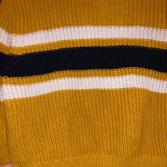 Lottie Moss PacSun High Neck Sweater Yellow XS - Picture 6 of 9